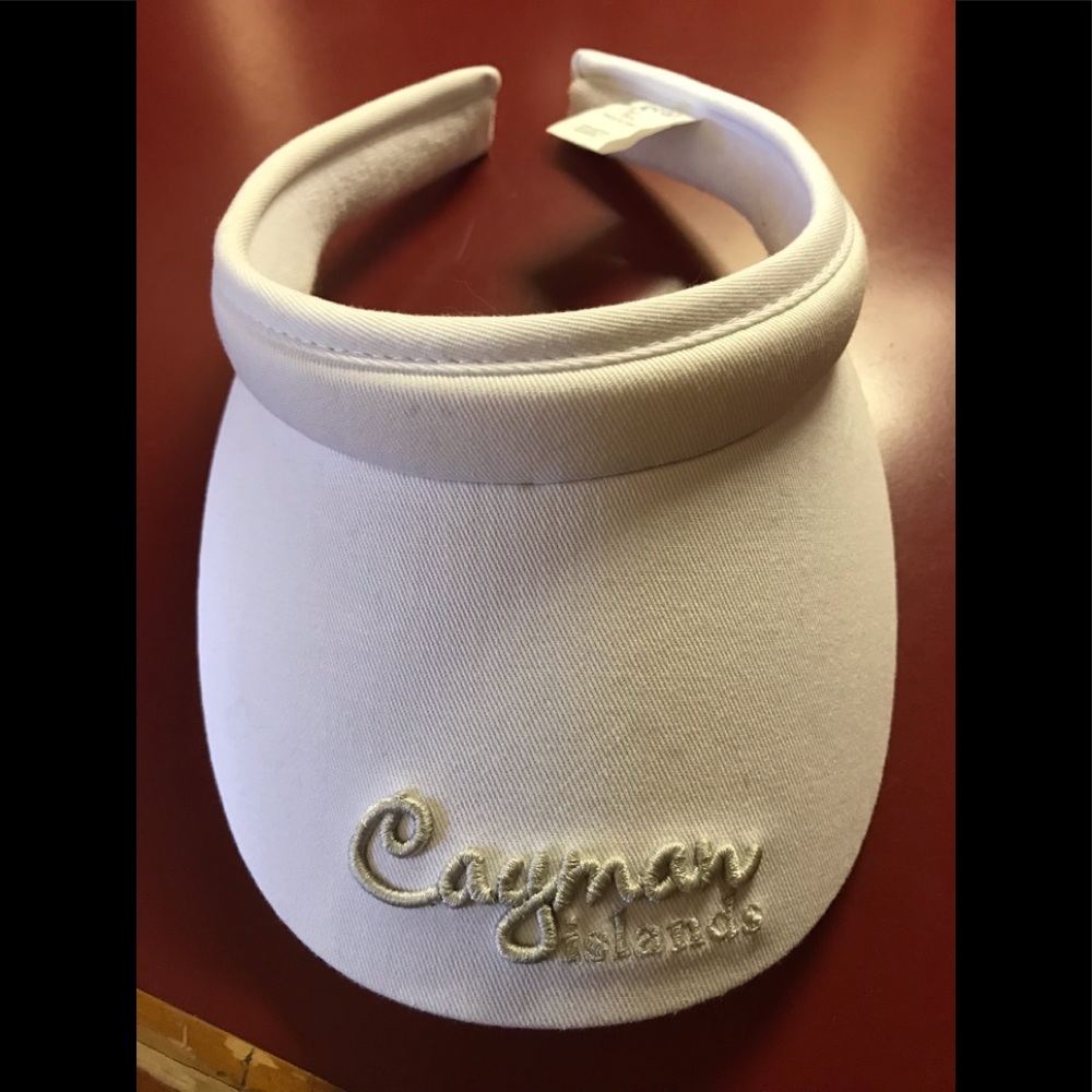 Cayman Island white Visor